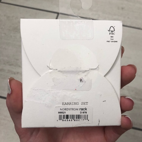 NWT Rainbow and Gold Toned Madewell Earring Set - Picture 4 of 4